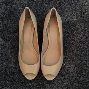 Nude high heels